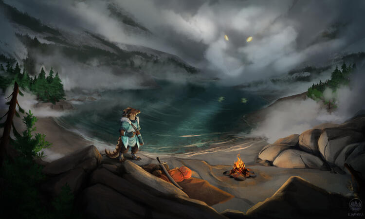 fullbody with background